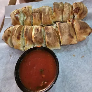 Pepperoni Cheese Rolls: Appetizer