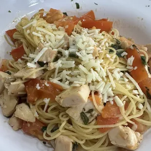 Angel a La Checa with added chicken