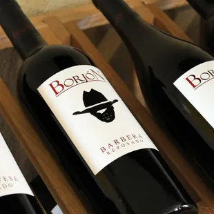 Their wine bottle and label