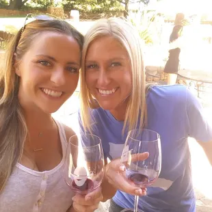 Wine tasting at one of our favorite wineries in Amador, Borjon.