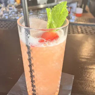 Lady Luck, Spring 44 Vodka, Strawberry, peach and citrus