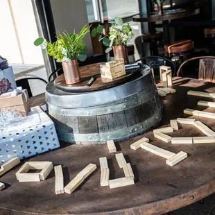 Outside table