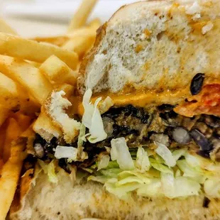 Veggie burger was bomb!