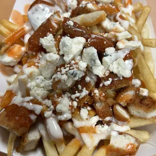 Buffalo chicken fries