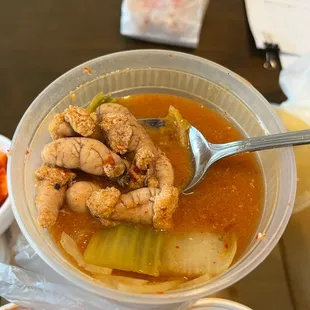 Cod fish roe soup - take out