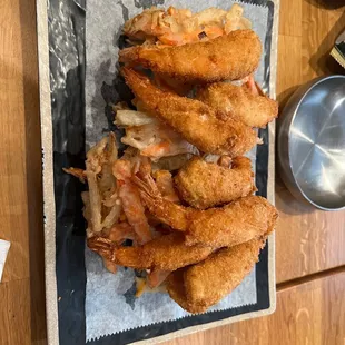 Shrimp Tempura with veggie Tempura