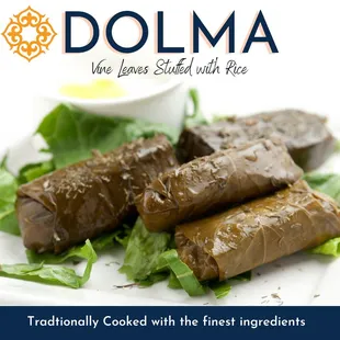 a plate of dolma