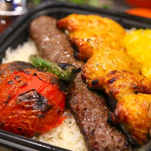 a meal in a plastic container