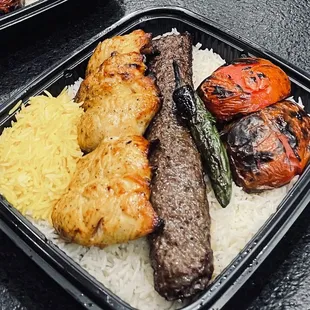 Combo # 3 chicken and kobideh