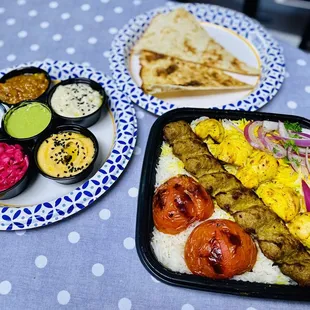 Beef Combo #3 (Kobideh &amp; Chicken)