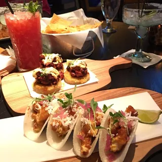 Crispy Dynamite Shrimp Tacos