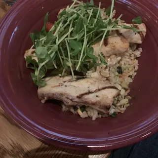 Grilled Mahi Mahi Brown Rice Bowl