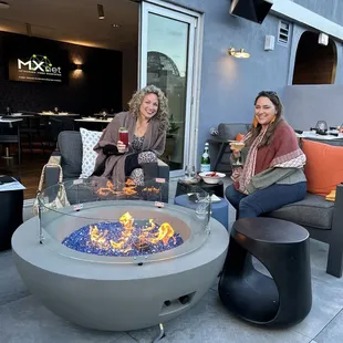 Cozy fire pit