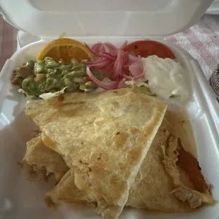 Chicken quesadilla