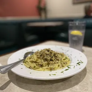 Linguine in our White Clam Sauce