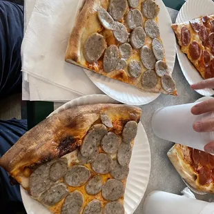One slice per plate! And delicious
