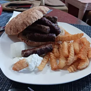 a plate of food