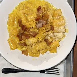 Rigatoni Carbonara