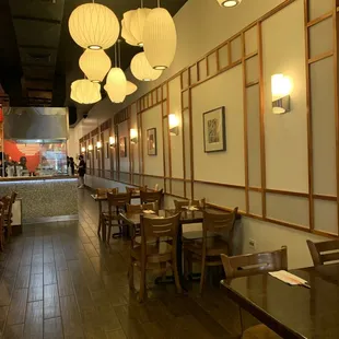 the interior of a restaurant