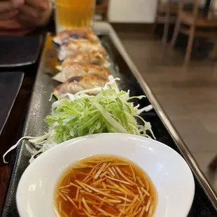 a plate of food on a table