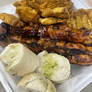 Chicken pincho not on the digital menu but they always have it available upon request