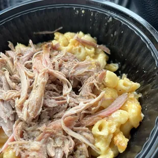 Pork Mac and cheese bowl