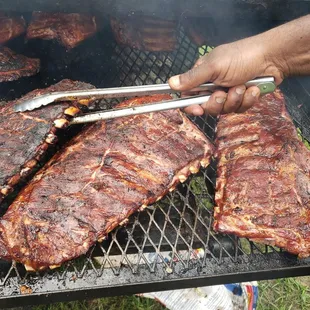 ribs, bbq ribs, food