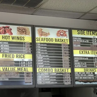 the menu
