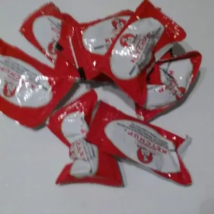 All this ketchup for chicken where is the hot sauce