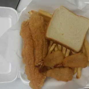 Seafood combo basket