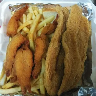 seafood, fish, fish and chips, food