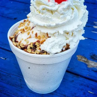 Chocolate Brownie Fudge Sundae