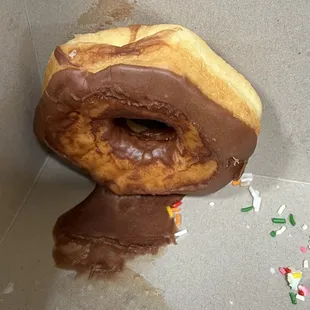 Frosted donut