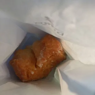 Buttermilk doughnut. They didn't have the chocolate butter milk and no wax paper. The lady at the window in the drive thru was really rude.
