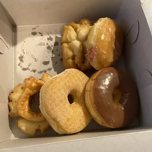 a box of doughnuts