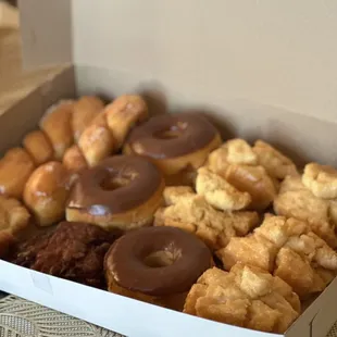 a box of doughnuts