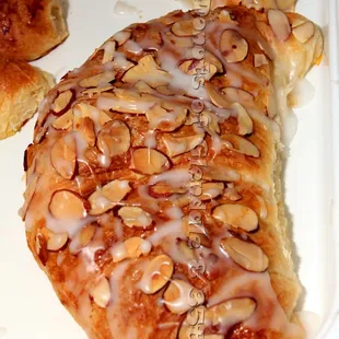 a close up of a pastry