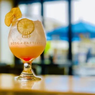 Who's the Bosc? A very refreshing summer drink!