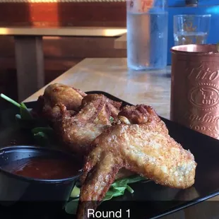 From the sauce to the meat to the salad underneath - perfect appetizer from beginning to end!