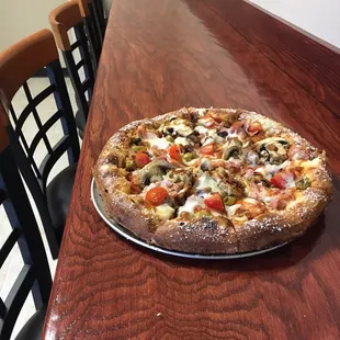 One of many specialty pies