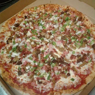 pizza, food