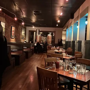 Inside the restaurant