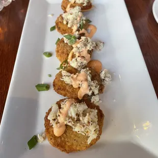 Crab &amp; Fried Green Tomatoes