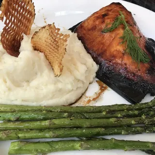 Wood Oven Planked Salmon