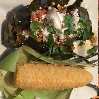 Black Bean & Goat Cheese Tamale*