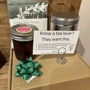 Example of some local products, put together in a bundle.