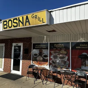 Outside of Bosna Grill