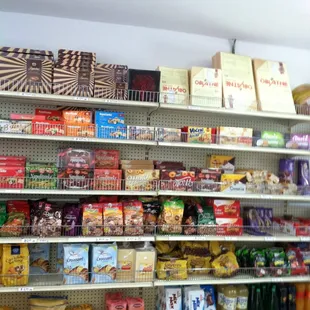 a wide variety of food items