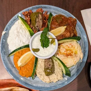 Excellent appetizer sampler