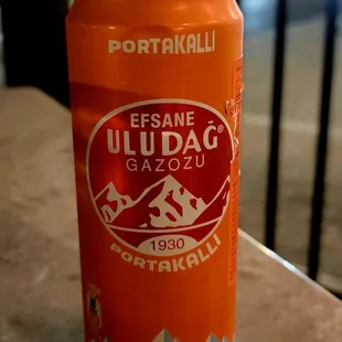 Orange Turkish Soda